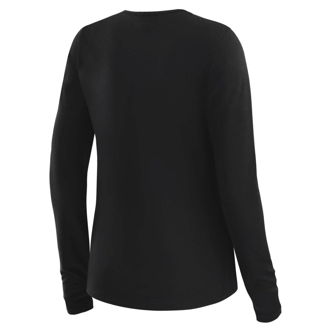 Seattle Seahawks WEAR by Erin Andrews x Gracie Hunt Women's Mesh Panel Long Sleeve T-Shirt - Black T-shirts