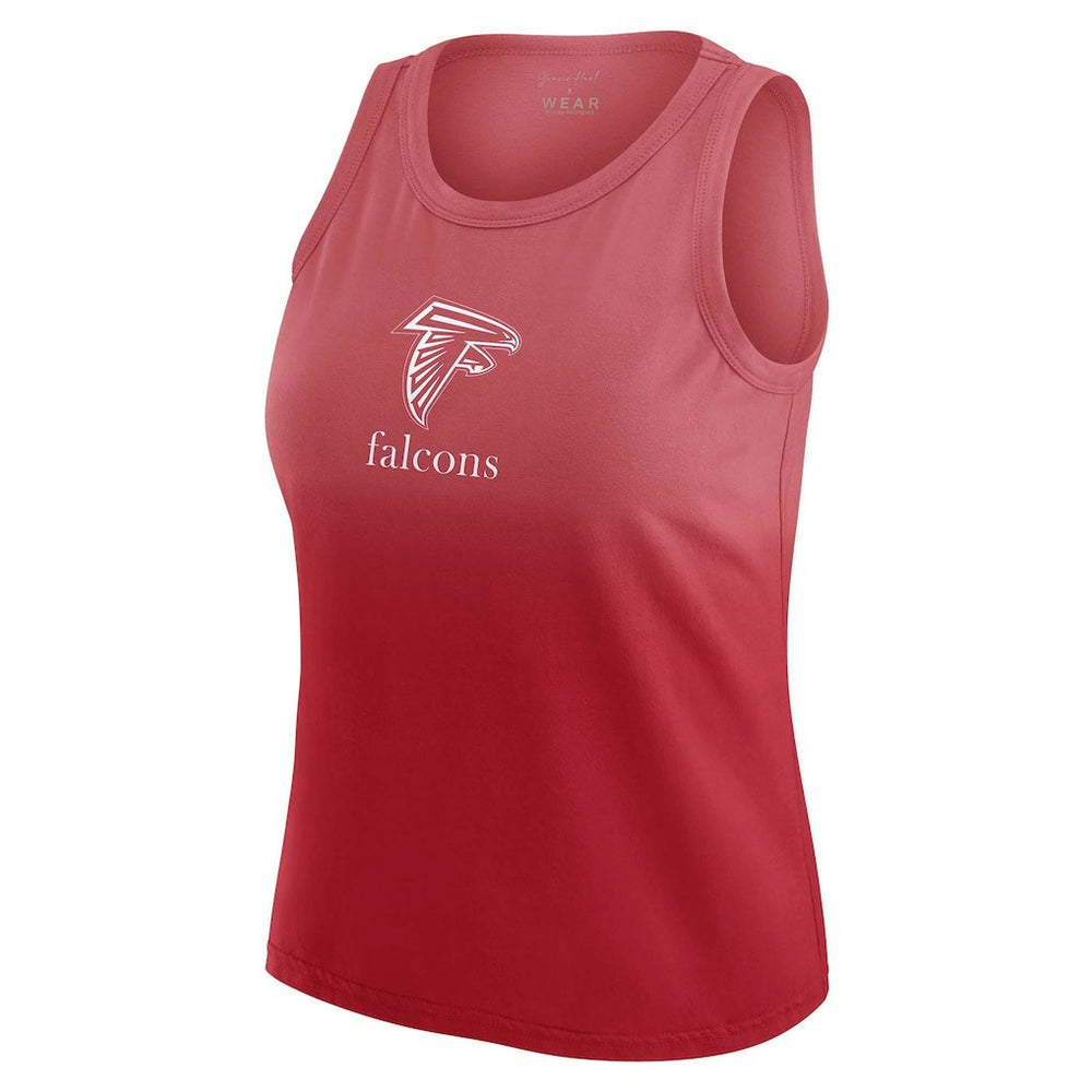 Atlanta Falcons WEAR by Erin Andrews x Gracie Hunt Women's Ombre Tank Top - Scarlet Tops