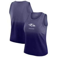 Baltimore Ravens WEAR by Erin Andrews x Gracie Hunt Women's Ombre Tank Top - Purple Tops