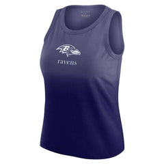 Baltimore Ravens WEAR by Erin Andrews x Gracie Hunt Women's Ombre Tank Top - Purple Tops