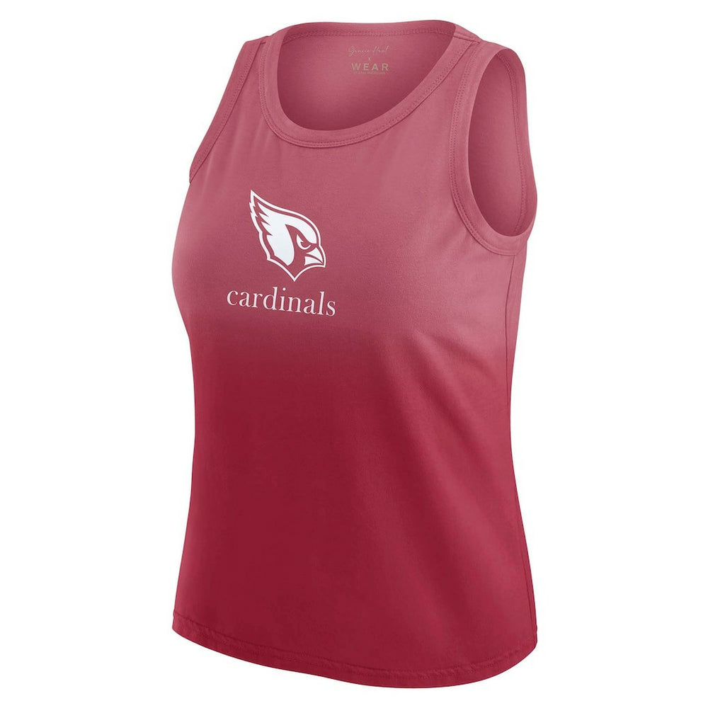 Arizona Cardinals WEAR by Erin Andrews x Gracie Hunt Women's Ombre Tank Top - Cardinal Tops