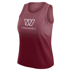 Washington Commanders WEAR by Erin Andrews x Gracie Hunt Women's Ombre Tank Top - Burgundy Tops