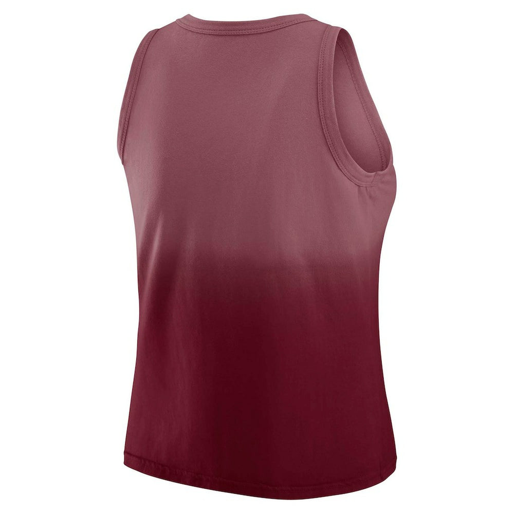 Washington Commanders WEAR by Erin Andrews x Gracie Hunt Women's Ombre Tank Top - Burgundy Tops