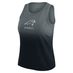 Carolina Panthers WEAR by Erin Andrews x Gracie Hunt Women's Ombre Tank Top - Black Tops