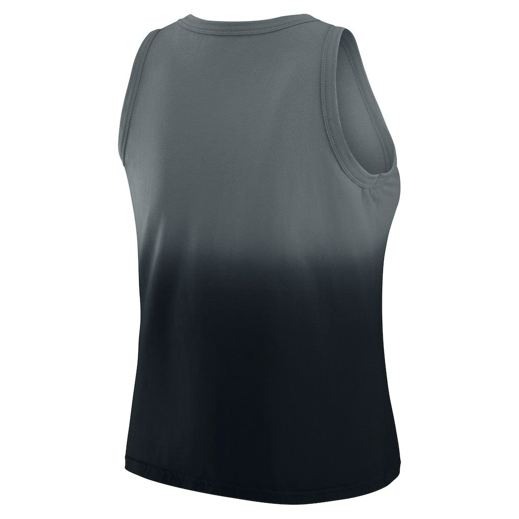 Carolina Panthers WEAR by Erin Andrews x Gracie Hunt Women's Ombre Tank Top - Black Tops