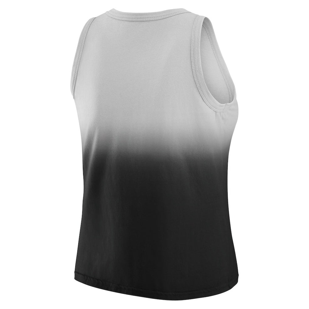 Las Vegas Raiders WEAR by Erin Andrews x Gracie Hunt Women's Ombre Tank Top - Black Tops