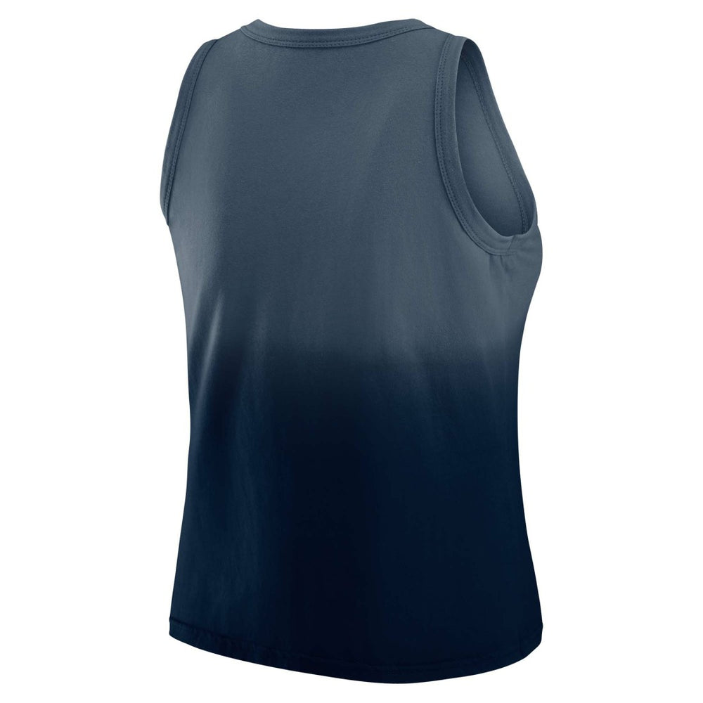 Denver Broncos WEAR by Erin Andrews x Gracie Hunt Women's Ombre Tank Top - Navy Tops