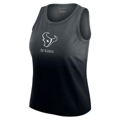 Houston Texans WEAR by Erin Andrews x Gracie Hunt Women's Ombre Tank Top - Navy Tops