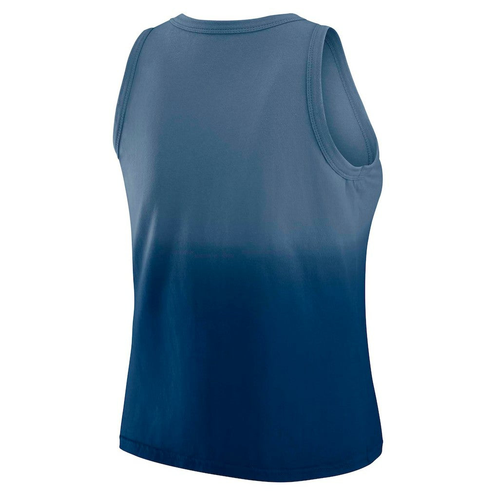 Indianapolis Colts WEAR by Erin Andrews x Gracie Hunt Women's Ombre Tank Top - Heather Navy Tops