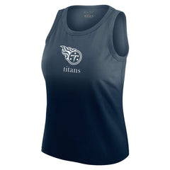 Tennessee Titans WEAR by Erin Andrews x Gracie Hunt Women's Ombre Tank Top - Navy Tops