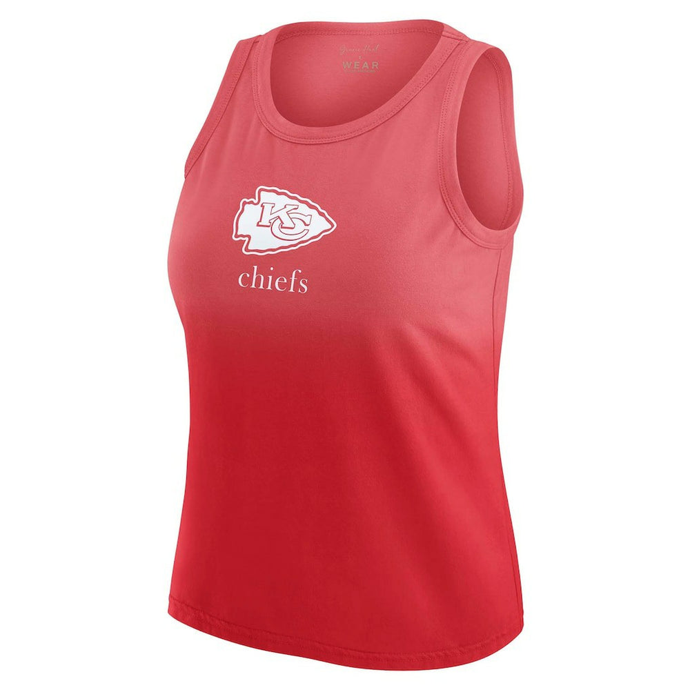 Kansas City Chiefs WEAR by Erin Andrews x Gracie Hunt Women's Ombre Tank Top - Red Tops