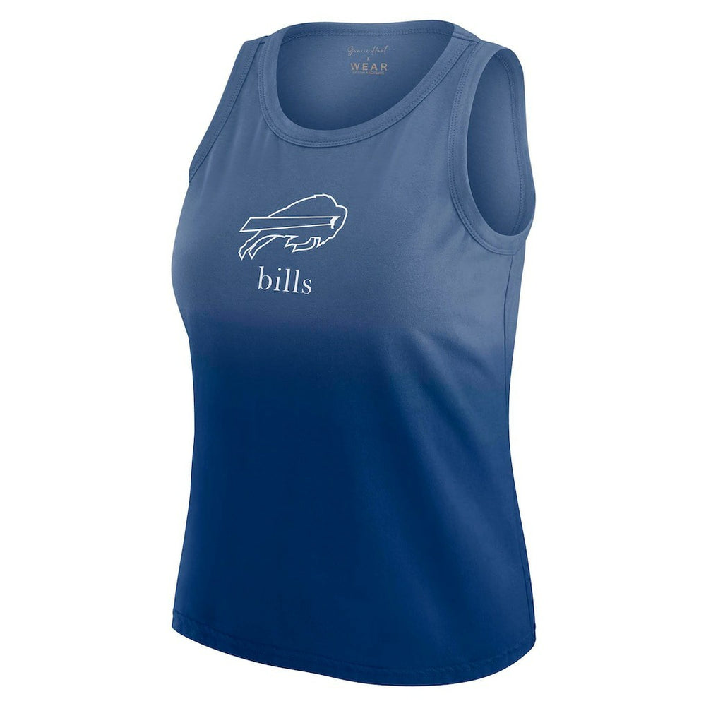 Buffalo Bills WEAR by Erin Andrews x Gracie Hunt Women's Ombre Tank Top - Royal Tops