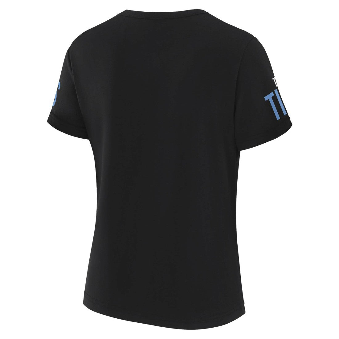 Tennessee Titans WEAR by Erin Andrews x Gracie Hunt Women's Draft Me Lace-Up T-Shirt - Black T-shirts