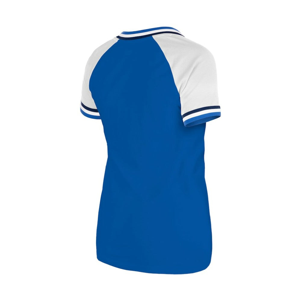 Toronto Blue Jays New Era Women's Gameday Raglan V-Neck T-Shirt - Royal T-shirts