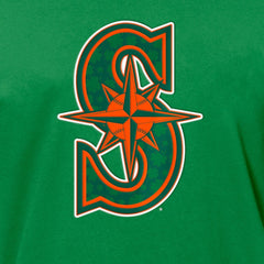 Seattle Mariners New Era St. Patrick's Day Shamrock Fill T-Shirt - Kelly Green T-shirts