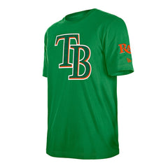 Tampa Bay Rays New Era St. Patrick's Day Shamrock Fill T-Shirt - Kelly Green T-shirts
