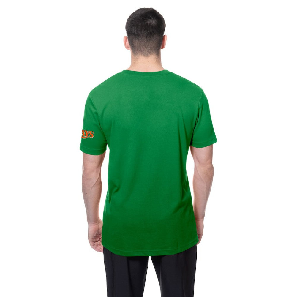 Tampa Bay Rays New Era St. Patrick's Day Shamrock Fill T-Shirt - Kelly Green T-shirts
