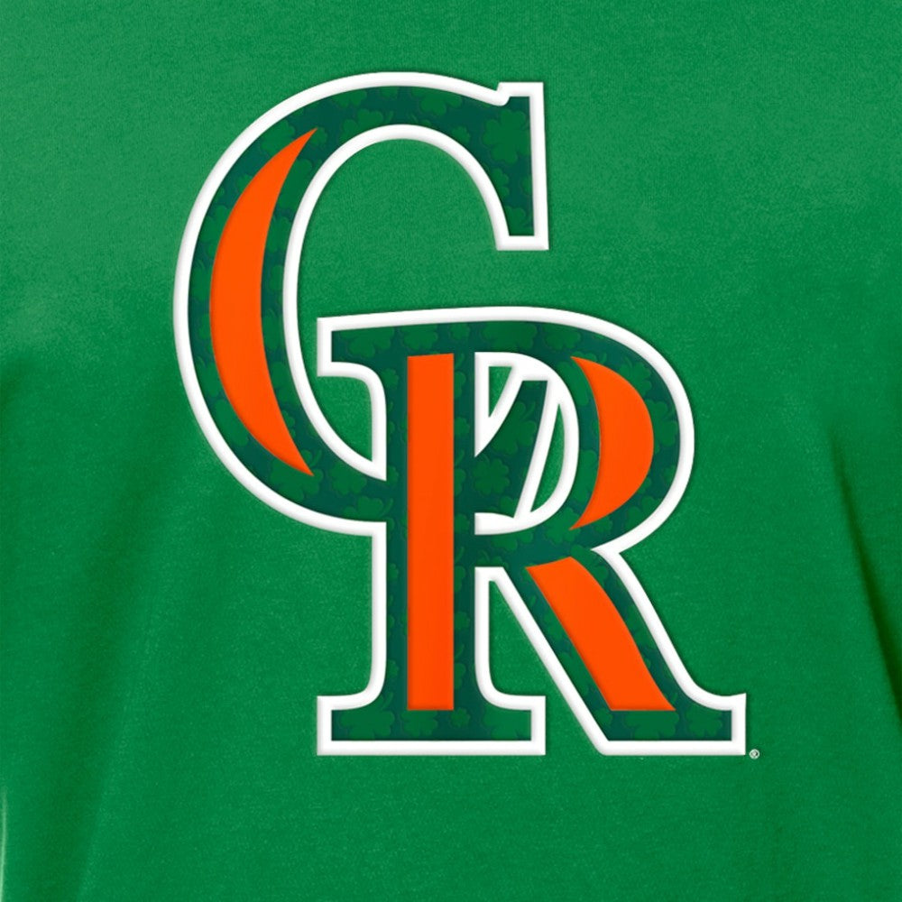 Colorado Rockies New Era St. Patrick's Day Shamrock Fill T-Shirt - Kelly Green T-shirts