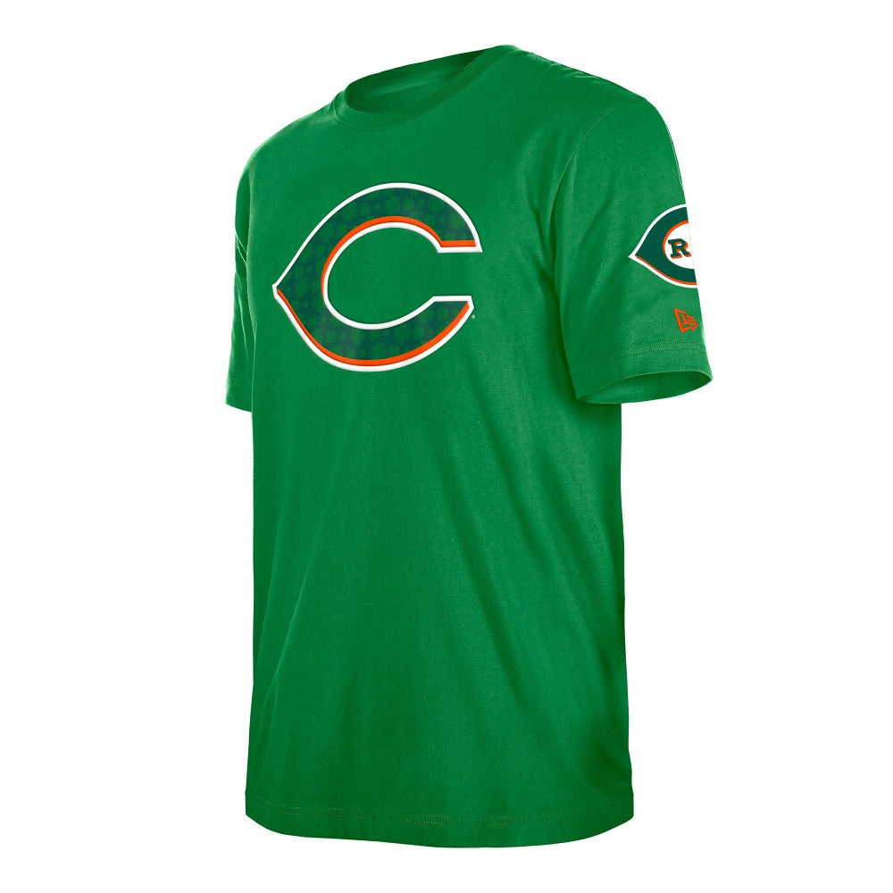 Cincinnati Reds New Era St. Patrick's Day Shamrock Fill T-Shirt - Kelly Green T-shirts