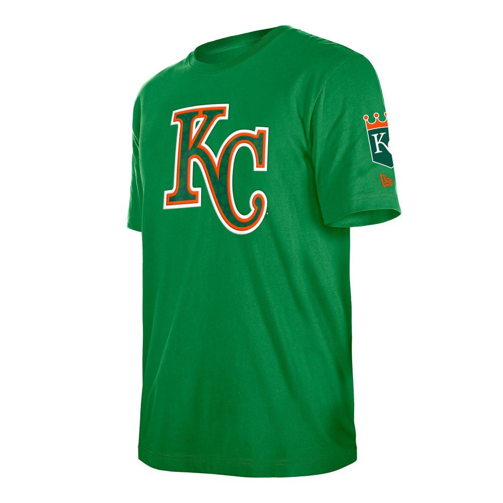 Kansas City Royals New Era St. Patrick's Day Shamrock Fill T-Shirt - Kelly Green T-shirts
