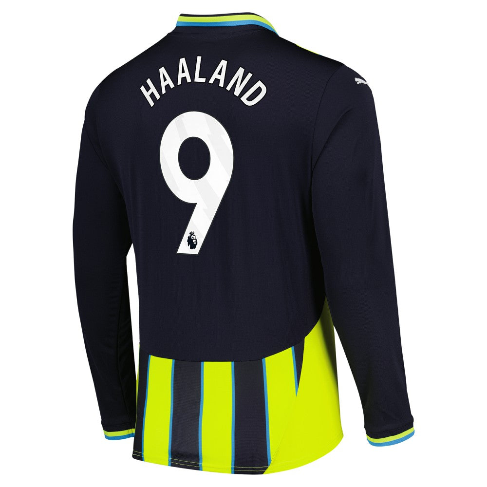 Erling Haaland Manchester City 2024/25 Away Replica Long Sleeve Player Jersey Navy - Puma online
