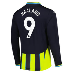 Erling Haaland Manchester City 2024/25 Away Replica Long Sleeve Player Jersey Navy - Puma online