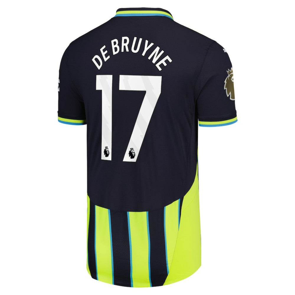 Kevin De Bruyne Manchester City 2024/25 Away Player Jersey Navy - Puma