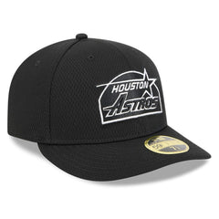 Houston Astros New Era 2025 MLB Clubhouse Low Profile 59FIFTY Fitted Hat - Black Hats