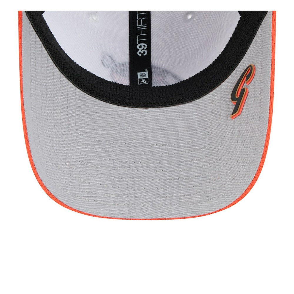 San Francisco Giants New Era 2025 MLB Clubhouse 39THIRTY Flex Hat - Black/Orange Hats