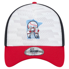 Minnesota Twins New Era 2025 MLB Clubhouse 39THIRTY Flex Hat - Navy/Red Hats