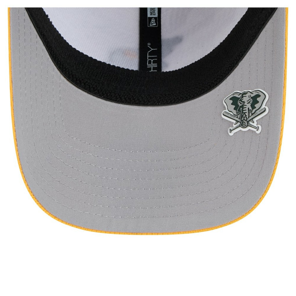 Athletics New Era 2025 MLB Clubhouse 39THIRTY Flex Hat - Dark Green/Gold Hats