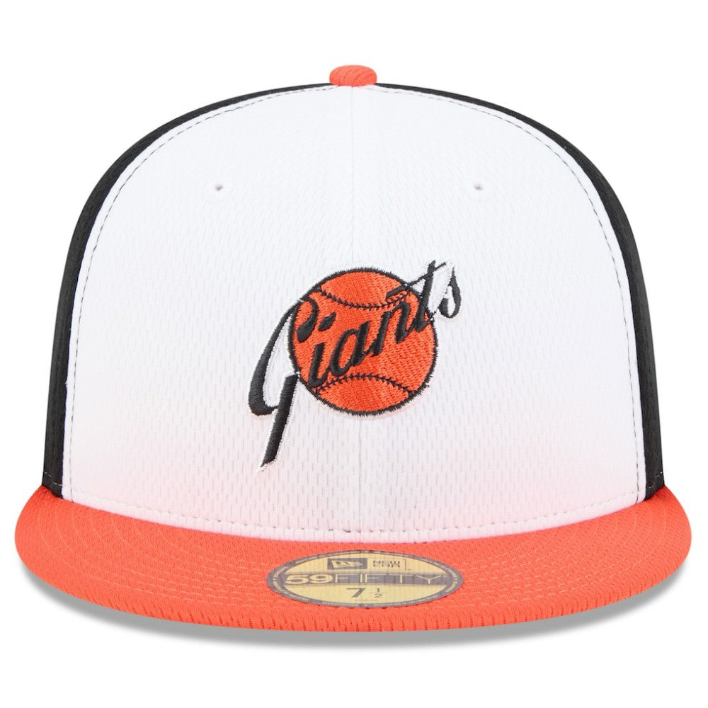 San Francisco Giants New Era 2025 MLB Clubhouse 59FIFTY Fitted Hat - Black/Orange Hats