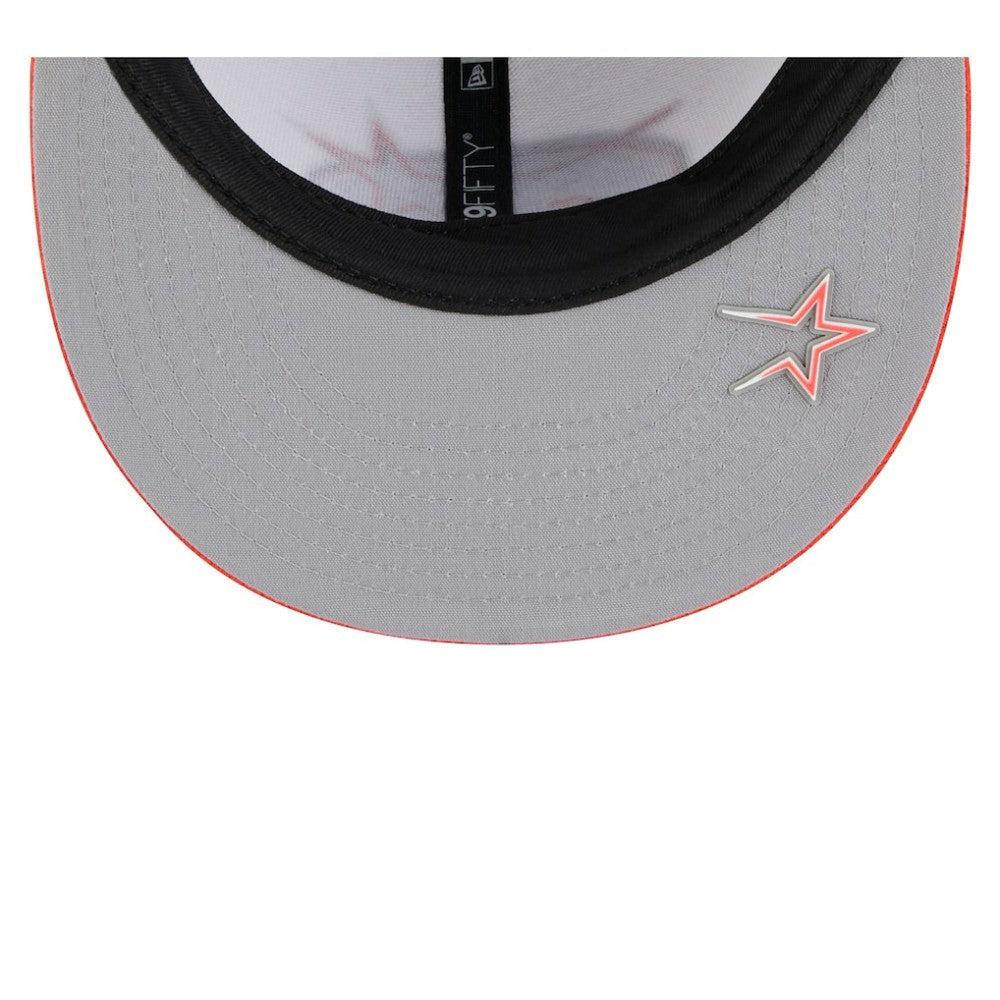 Houston Astros New Era 2025 MLB Clubhouse 59FIFTY Fitted Hat - Navy/Orange Hats