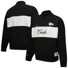 Kansas City Chiefs Women's Quarter-Zip Jacket - Black Jackets