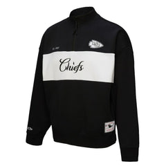 Kansas City Chiefs Women's Quarter-Zip Jacket - Black Jackets