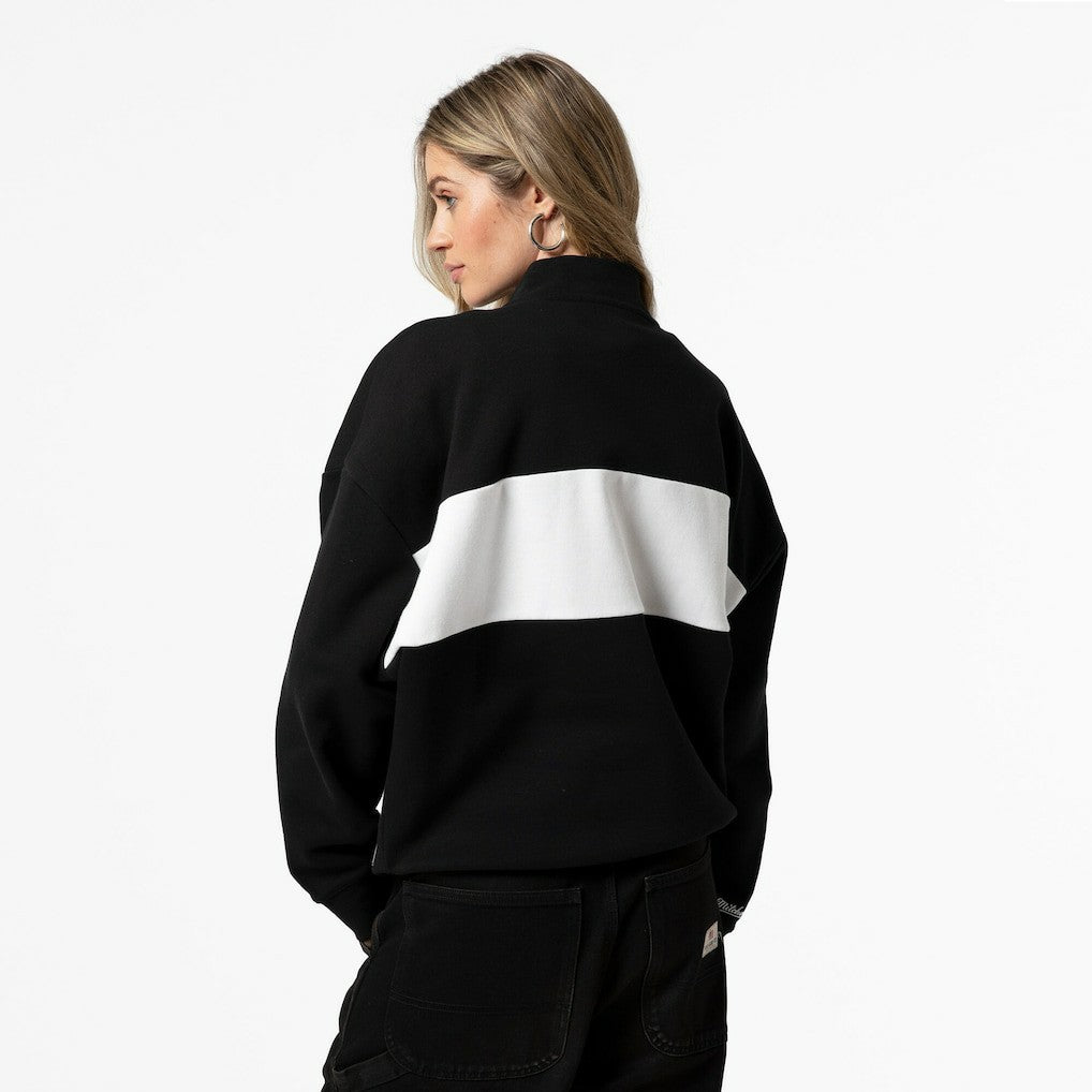 Kansas City Chiefs Women's Quarter-Zip Jacket - Black Jackets