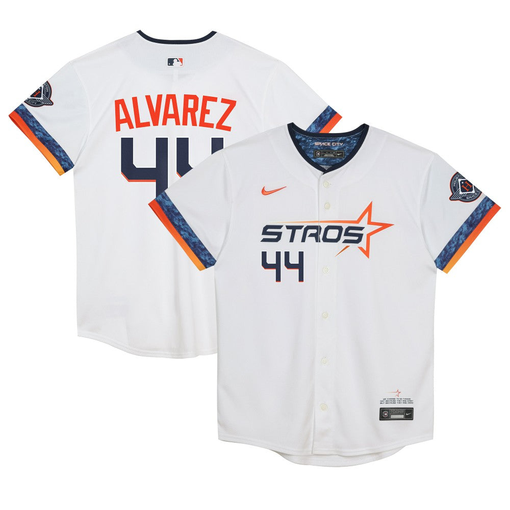 Yordan Alvarez Houston Astros Nike Preschool 2025 City Connect Limited Player Jersey - White Jerseys