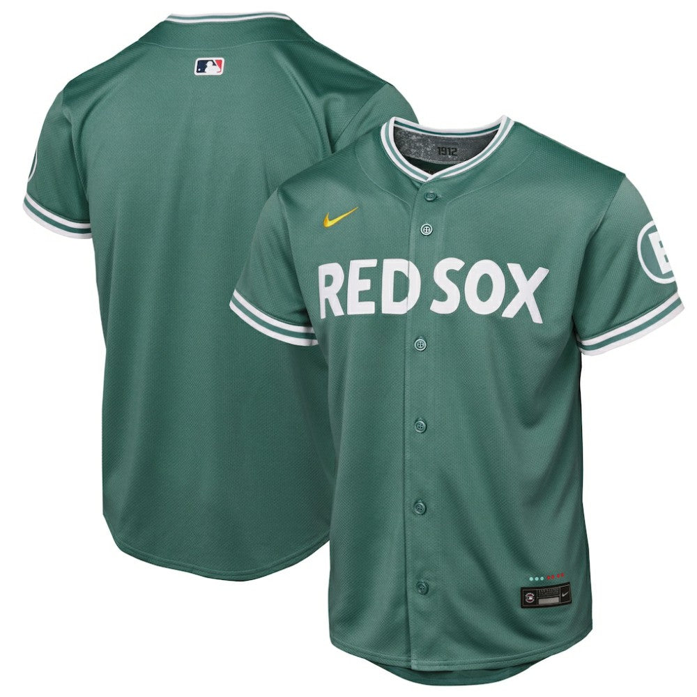 Boston Red Sox Nike Youth 2025 City Connect Limited Jersey - Green Jerseys