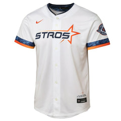 Houston Astros Nike Youth 2025 City Connect Limited Jersey - White Jerseys
