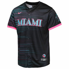 Miami Marlins Youth 2025 City Connect Limited Jersey - Black Jerseys