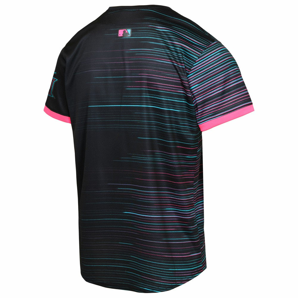 Miami Marlins Youth 2025 City Connect Limited Jersey - Black Jerseys