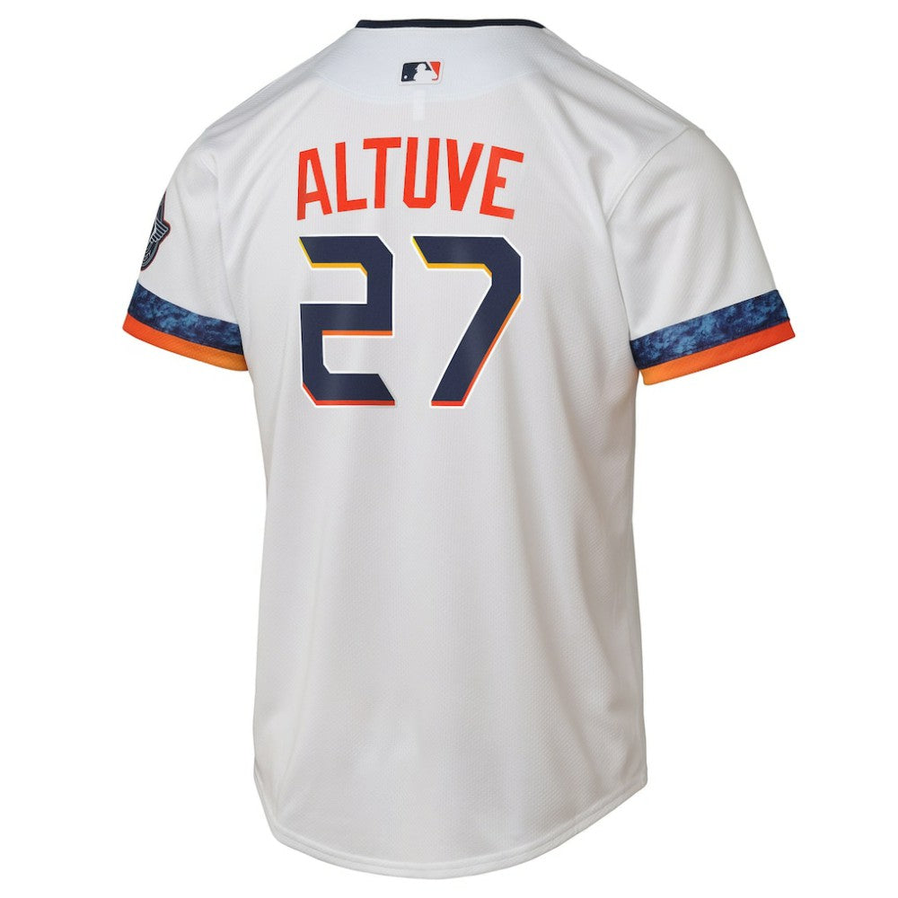 Jose Altuve Houston Astros Nike Youth 2025 City Connect Limited Player Jersey - White Jerseys