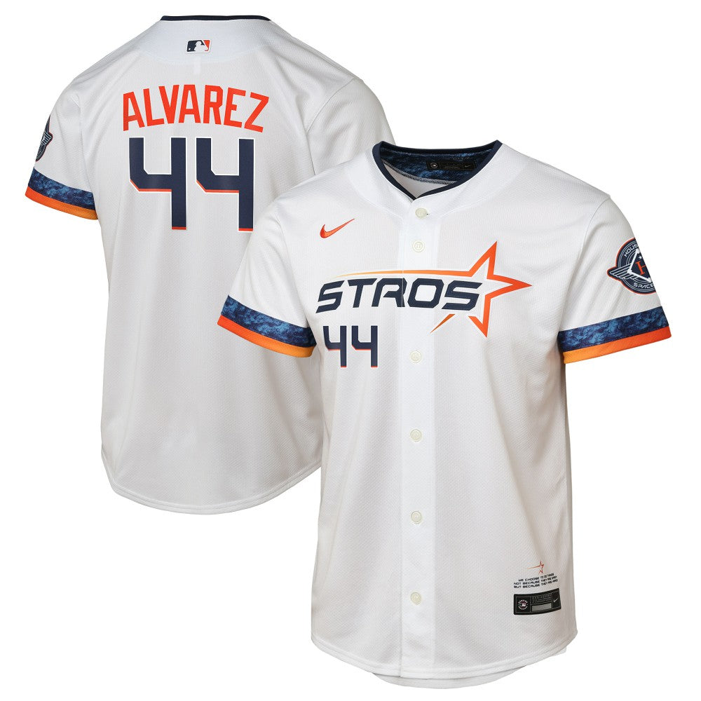 Yordan Alvarez Houston Astros Nike Youth 2025 City Connect Limited Player Jersey - White Jerseys
