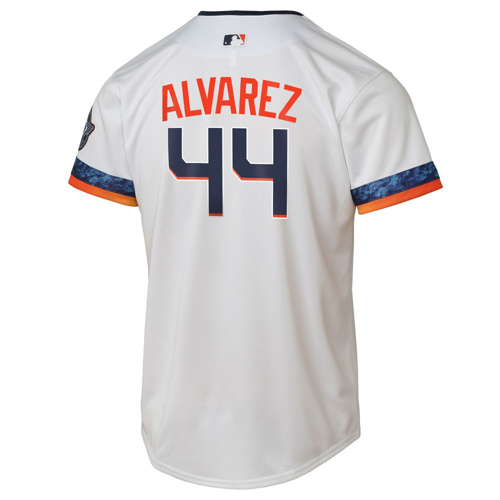 Yordan Alvarez Houston Astros Nike Youth 2025 City Connect Limited Player Jersey - White Jerseys