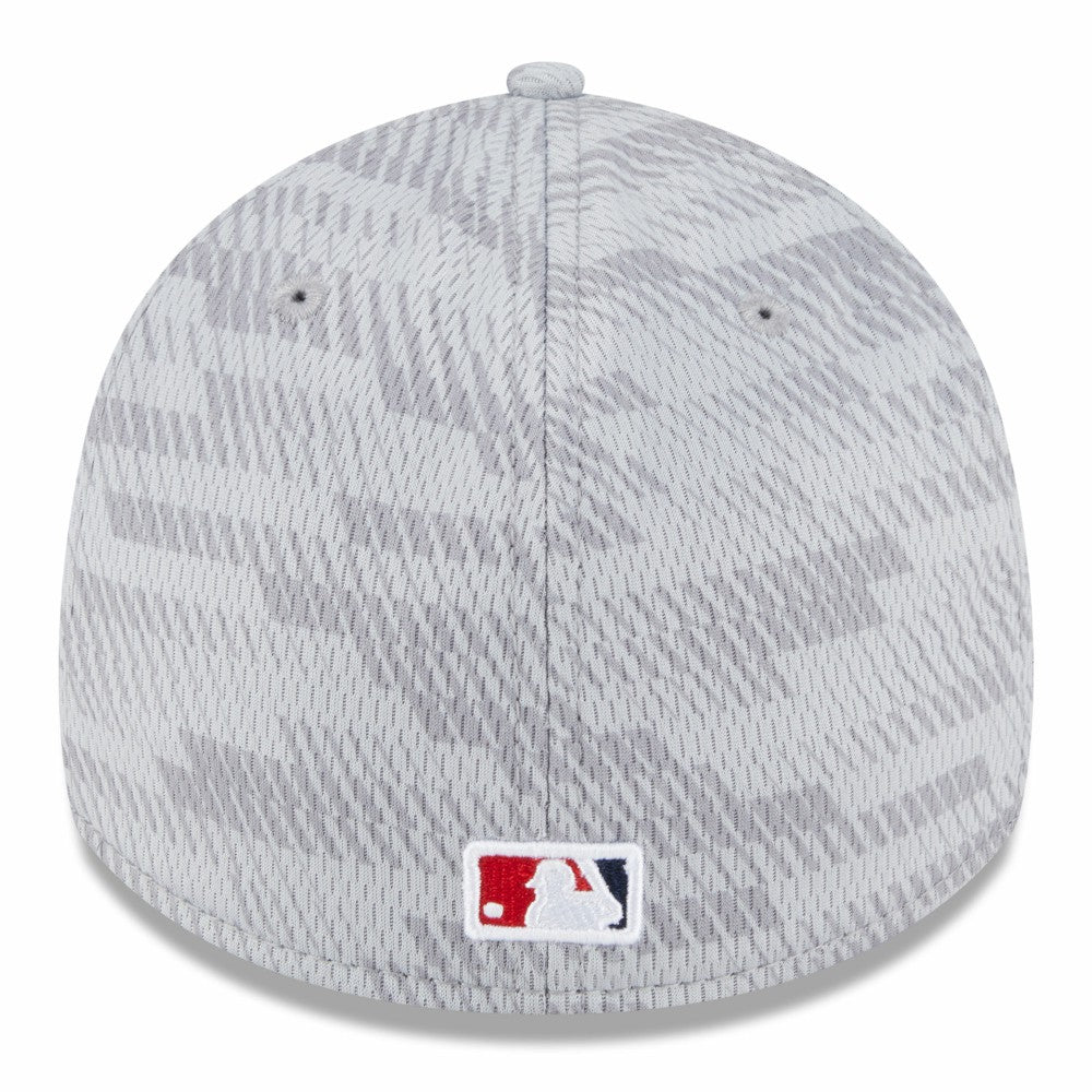 Los Angeles Angels New Era 2025 MLB Clubhouse 39THIRTY Flex Hat - Gray Hats