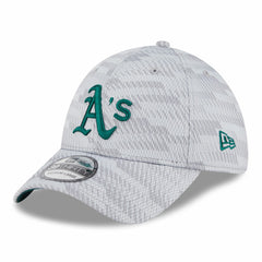 Athletics New Era 2025 MLB Clubhouse 39THIRTY Flex Hat - Gray Hats