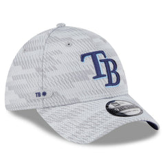 Tampa Bay Rays New Era 2025 MLB Clubhouse 39THIRTY Flex Hat - Gray Hats