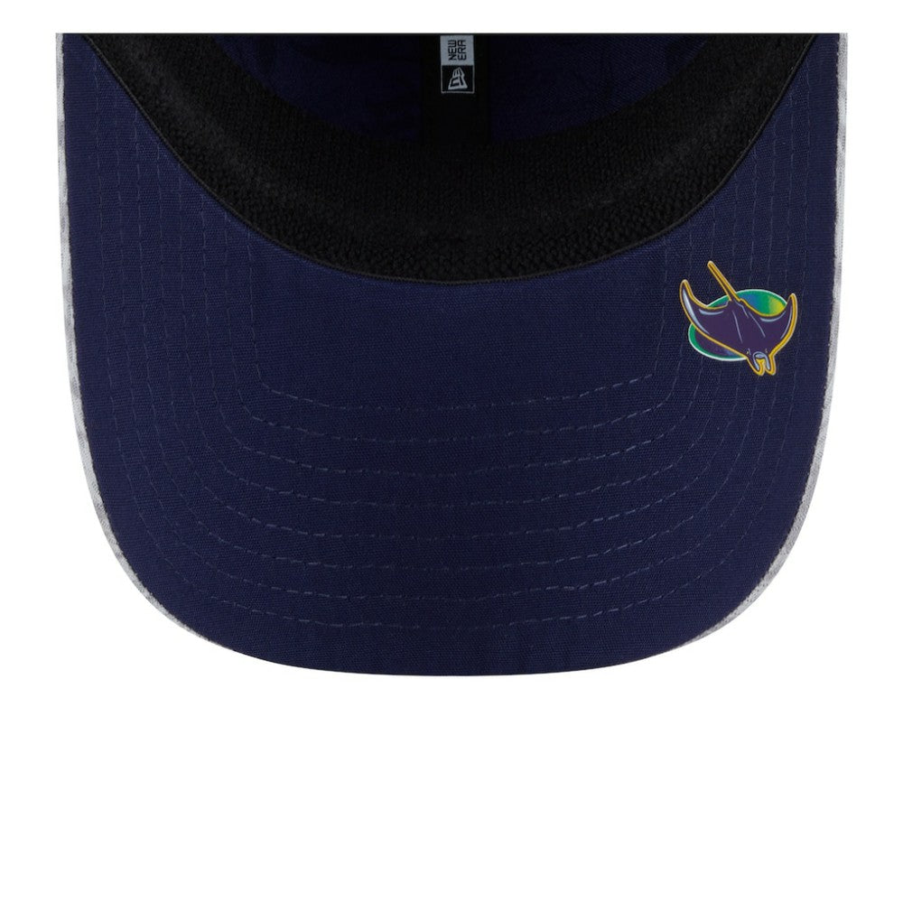 Tampa Bay Rays New Era 2025 MLB Clubhouse 39THIRTY Flex Hat - Gray Hats