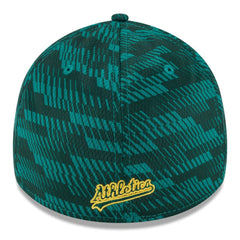Athletics New Era 2025 MLB Clubhouse 39THIRTY Flex Hat - Green Hats