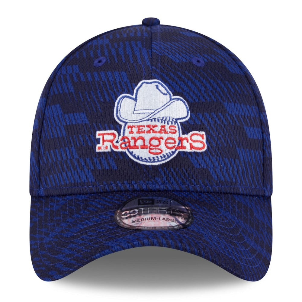 Texas Rangers New Era 2025 MLB Clubhouse 39THIRTY Flex Hat - Royal Hats